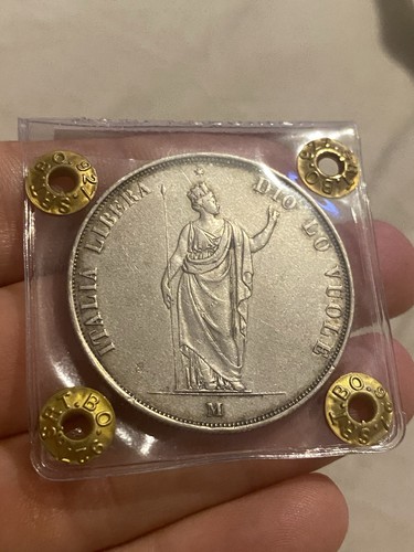 Lire italiane 1848 milano - 5,