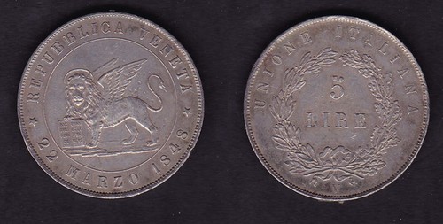 Lire 1848 governo - lire,