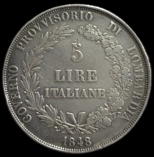 Lire 1848 milan - 5,