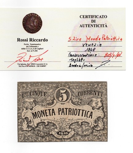 1848 venezia lire - -,