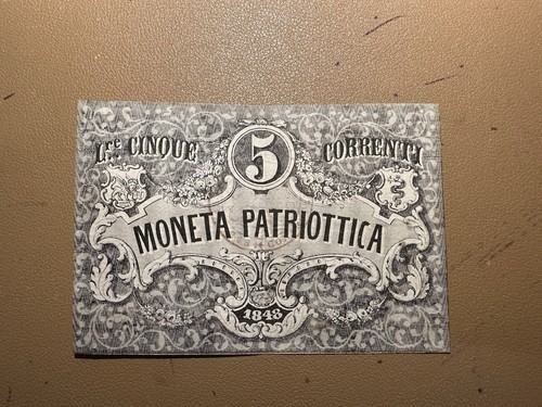 Lire correnti 1848 moneta - 5,