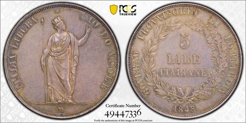 1848 italia lombardia - 1848-m, veneto