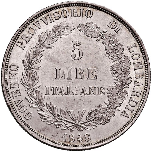 Lire 1848 milano spl governo - 5,