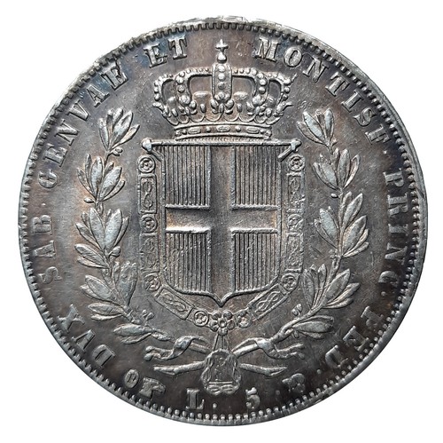 Carlo alberto 5 lire - [nc],