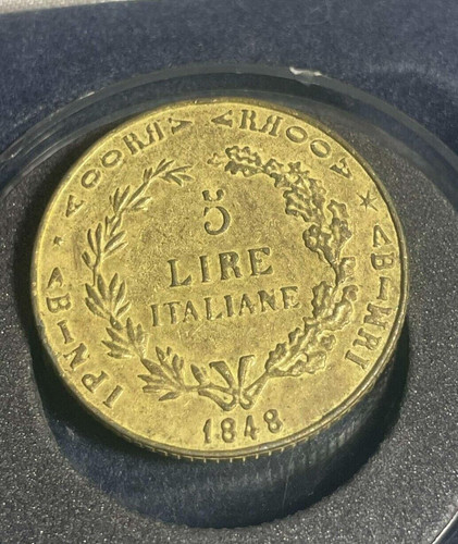 Lire 1848 italia m - 5, 1848,italia,