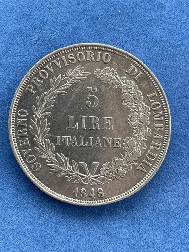 Lire 1848 milano moneta - moneta, da